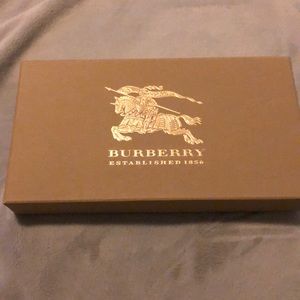 Burberry wallet box, with tag